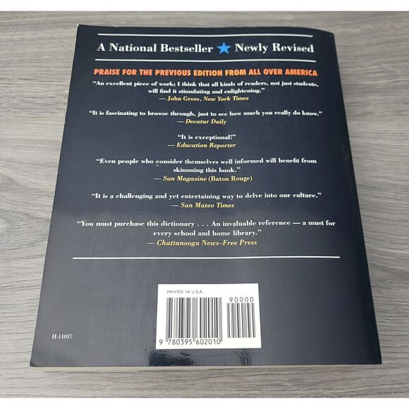 1993 The Dictionary of Cultural Literacy 2nd Edition Revised and Updated Pb - Picture 2 of 10